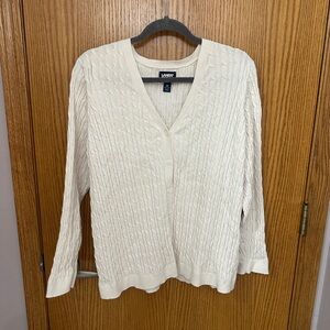 Lands' End Women's Cream Sweater